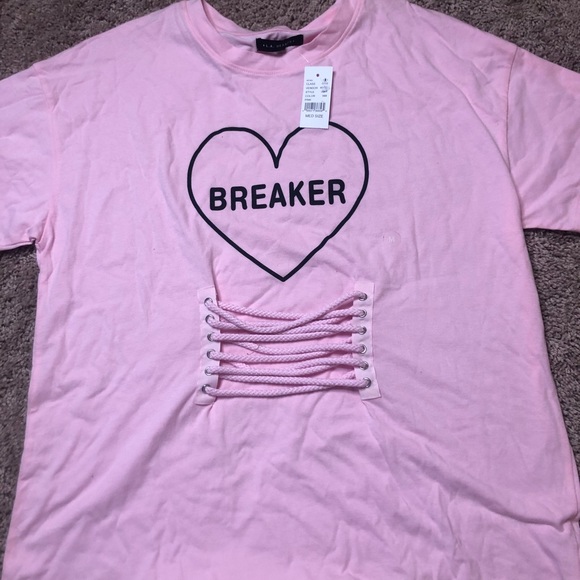 Pink HeartBreaker T-Shirt - Picture 1 of 3